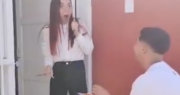 Viralizó el día más emocionante de su vida: le entregaron una casa en San Juan y su novio le propuso matrimonio