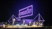 Oasis anticipó su primer show de la gira reunión con un espectacular show de drones