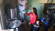 El Polo Obrero instaló olla popular en su sede