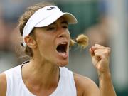 Solana Sierra hace historia en Wimbledon: le ganó a Cristina Bucsa y jugará octavos de final