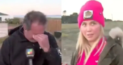Un periodista se descompuso en vivo mientras hacía guardia en la casa de Wanda Nara