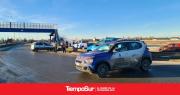 Despistó y chocó contra el guardarraíl