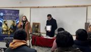 Encuentro de estudiantes y docentes en la técnica Dr. Francisco de Gurruchaga, para reafirmar la memoria histórica