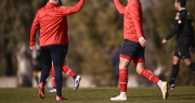 Matías Giménez, en llamas: titular y goleador en un amistoso de Independiente
