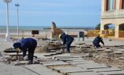 Comenzaron las obras de renovación de la Rambla de Mar del Plata