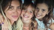 La original bienvenida que Wanda Nara preparó para sus hijas tras su semana con Mauro Icardi