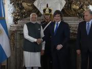 Javier Milei y sus medidas, EN VIVO: antes de viajar a Chaco el Presidente recibe al primer ministro de India, Narendra Modi