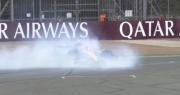 Accidente y eliminación: Colapinto quedó fuera en la Q1 del GP de Gran Bretaña tras un despiste en Silverstone