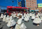 Bailarines de 47 fraternidades cumplen su promesa a la Virgen del Carmen y derrochan alegría en la ciudad de El Alto