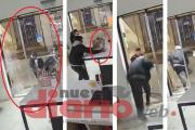 Increíble: destrozaron vidriera y casi se cortan, solo para llevarse cajas vacías