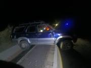 Chófer acabó con múltiples fracturas tras invadir carril y chocar contra un coche