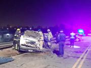 Triple choque frontal en Concordia: hay un muerto y una beba gravemente herida en terapia intensiva