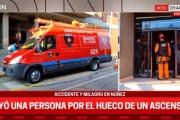 Impresionante: una mujer cayó por el hueco del ascensor y se salvó