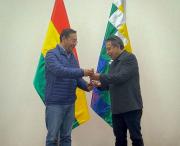 Arce entrega el Bastón de Mando a Choquehuanca y viaja a Brasil para participar de la cumbre de los BRICS