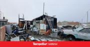 El herido en un incendio evoluciona favorablemente
