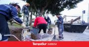 Continúan los trabajos de reacondicionamiento de espacios públicos