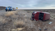 Impresionante vuelco de una camioneta en Ruta 237: dos hermanas heridas