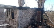 Una humilde familia perdió todo tras un incendio en Santa Lucía