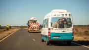 La elefanta Kenya ya cruzó la frontera y recorre las rutas de Brasil para llegar a su nuevo hogar