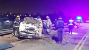 Tragedia: un muerto y una bebé que pelea por su vida tras un triple choque frontal