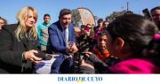 Orrego encabezó un nuevo operativo San Juan Cerca en Caucete junto al Tren de Capital Humano