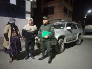 Pareja es sorprendida robando mineral en Quime, fueron aprehendidos