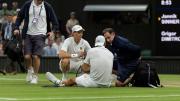 Wimbledon: Sinner avanzó a cuartos de final por la lesión de Dimitrov y Djokovic logró una importante remontada