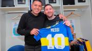 Se supo por qué Lionel Messi tiene un short de Boca