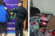 Cayó cuando escapaba por los techos tras hacer un boquete en un comercio