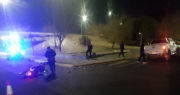 Un motociclista quedó herido en el asfalto al chocar con una camioneta cuyo conductor manejaba ebrio