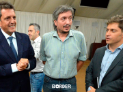 Kicillof, Máximo y Massa se encontraron para definir la alianza