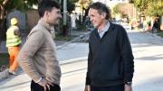 Ghi y Katopodis recorrieron obras en ejecución en Morón