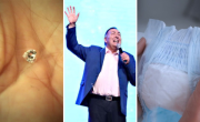 El increíble milagro del pastor evangélico que recibió a Milei: un diamante y un pañal