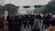 Trabajadores del INTI cortaron General Paz y realizaron un “ruidazo” por el cierre del organismo