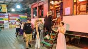 Día patrio en el Museo del Subte: folclore, vagones antiguos y paseo en tranvía