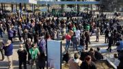 Protestas de los trabajadores del INTI e INTA en contra del desguace de Sturzenegger