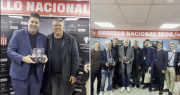 El video del afectuoso encuentro entre Chiqui Tapia y Martín Gorostegui en la previa de la final