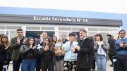 Kicillof inauguró el nuevo edificio de la Escuela Secundaria N° 14 en Presidente Derqui