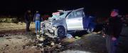 Ruta 5: una camioneta chocó contra un camión que transportaba explosivos cerca de Rincón de los Sauces
