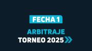 Torneo Clausura 2025: designados los árbitros de la primera fecha del campeonato