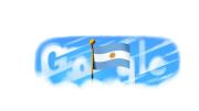 Día de la Independencia: Google cambió su doodle y se vistió de celeste y blanco