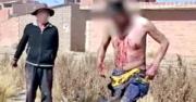 Detienen a un adulto mayor por quemar a asaltante