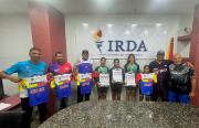 IRDA entregó reconocimientos a jóvenes ciclistas y reafirma su apoyo a futuros campeonatos