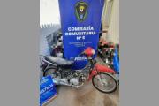 Recuperaron una moto robada en el barrio Juan Felipe Ibarra