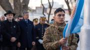 Othar encabezó el acto militar por el Día de la Independencia