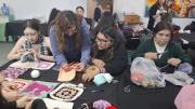 Encuentro de tejedoras en el Centro Integral de la Mujer