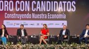 Candidatos participantes en foro de exportadores suscriben un compromiso de 10 puntos