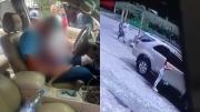 Lo acribillaron dentro de su propio carro en Miranda y todo quedó grabado