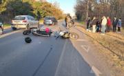 Accidente de moto en Arana: hay un menor de edad herido