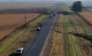 Repavimentan la Ruta 32 en Pergamino para mejorar la conectividad regional